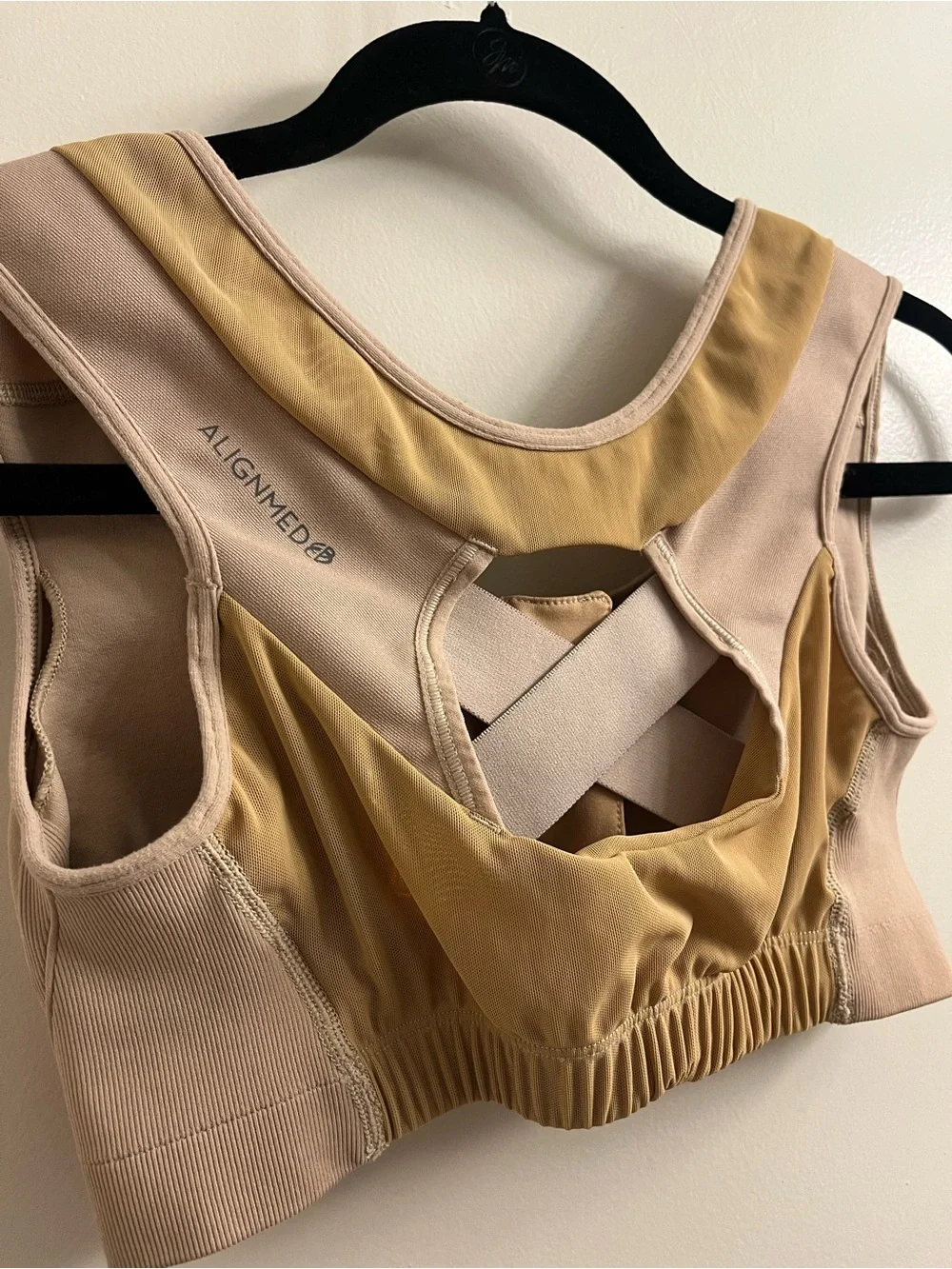 Alignmed Zipper Posture Sports Bra Large